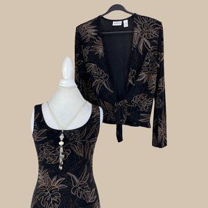 CHICO'S Travelers 2 piece jacket and dress set